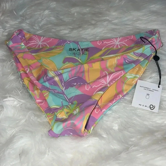 Skatie• ‘Kelly’ Bottom Palm Springs Print XL NWT - Picture 3 of 4